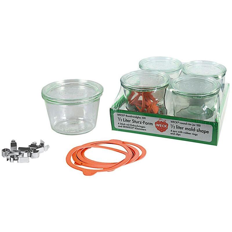 Weck mold jar 0,25l set of 4