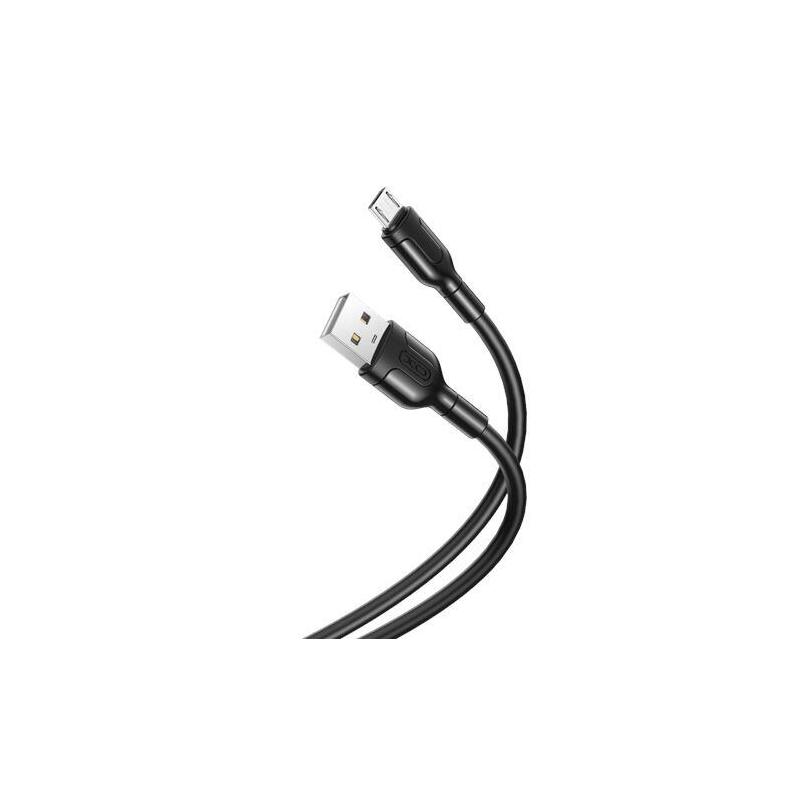 Xo cable de carga y transmision de datos – longitud 1m – conector micro usb – silicona suave y duradera – alta velocidad 5v, 21a