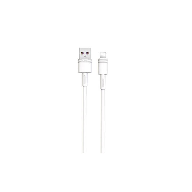 Xo nb166 cable usb-a macho a lightning 5a – carga + transmision de datos alta velocidad – longitud 1m
