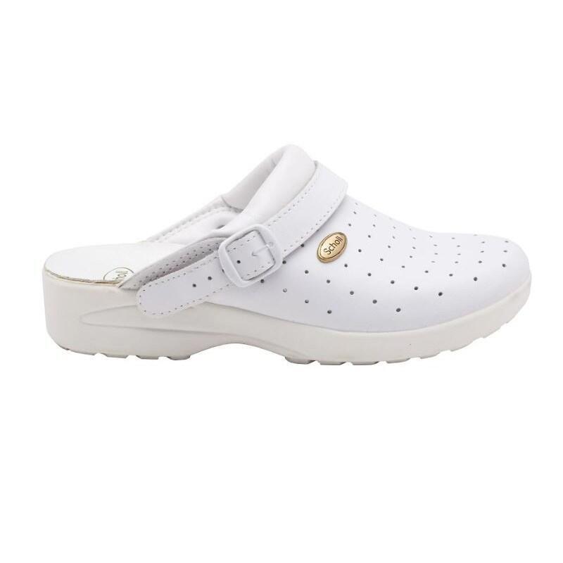 Zapatos zueco racy de scholl blanco 37