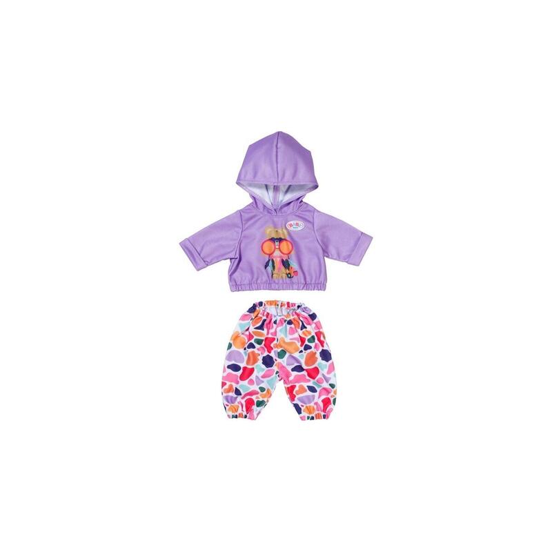 Zapf creation baby born® conjunto con capucha 43cm, accesorios para muÑecas   837306