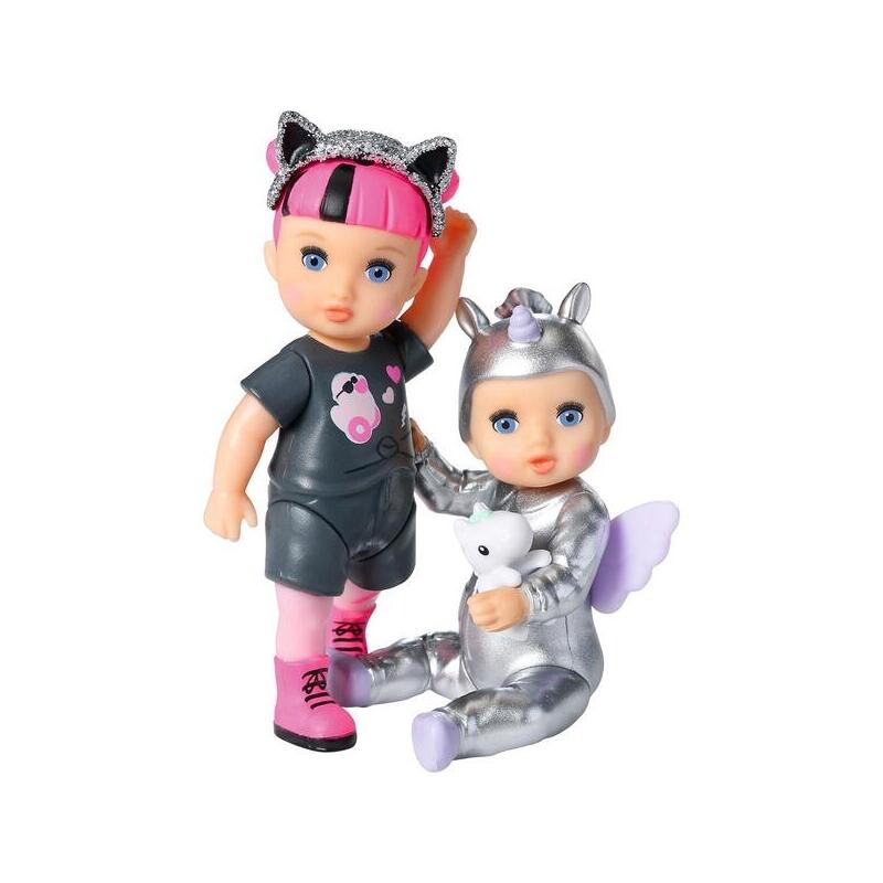 Zapf creation baby born® minis set de 2 noah y billie, muÑeco