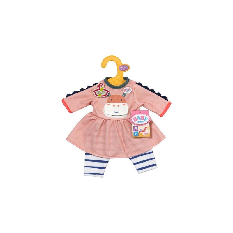 Zapf creation baby born® vestido selva 36cm, accesorios para muÑecas   838129