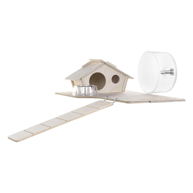 Zolux jaula pequeÑa neo nigha h36, color negro