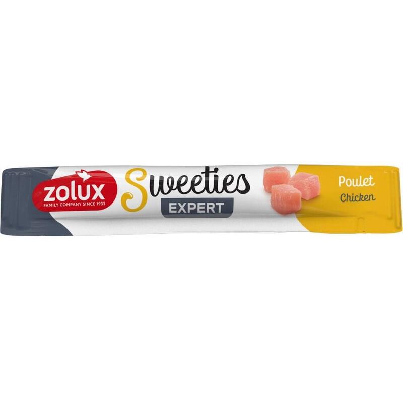 Zolux sweeties pollo – premio para gatos – 14 g