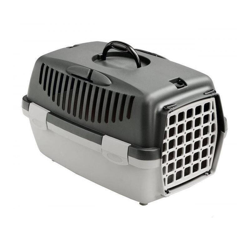 Zolux transporter gulliver 1 con puertas de plÁstico gris claro / gris oscuro